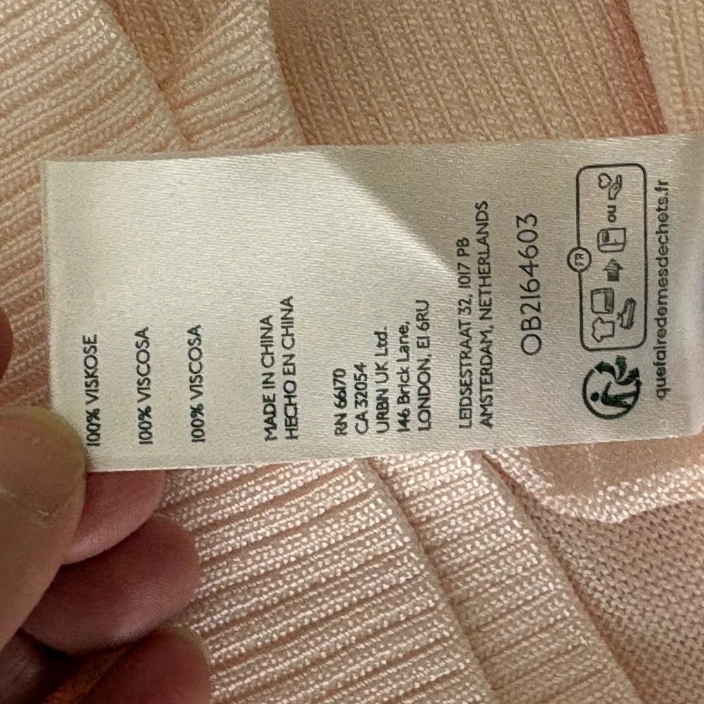 Free People Cozy With You Pale Pink‎ Wrap Sweater Size S Balletcore Soft Girl